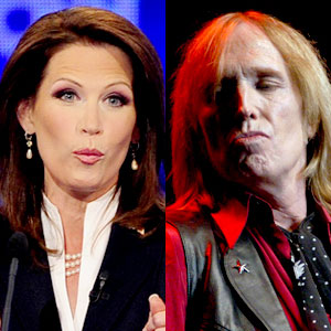 Michelle Bachmann, Tom Petty Michelle Bachmann, Tom Petty